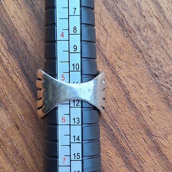 SILVER STACKED RING - Picture 3 of 6